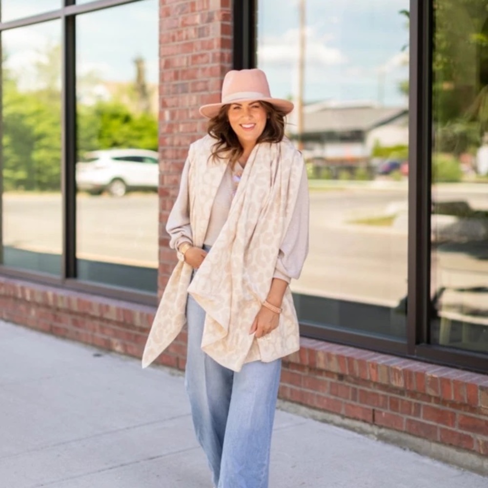 Jillian Harris x One Wednesday blanket scarf